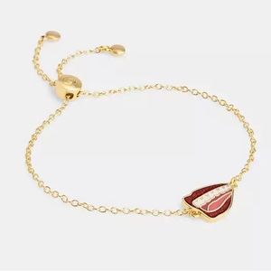 NEW! COACH x TOM WESSELMAN Lips Slider Bracelet, NWT, GORGEOUS!